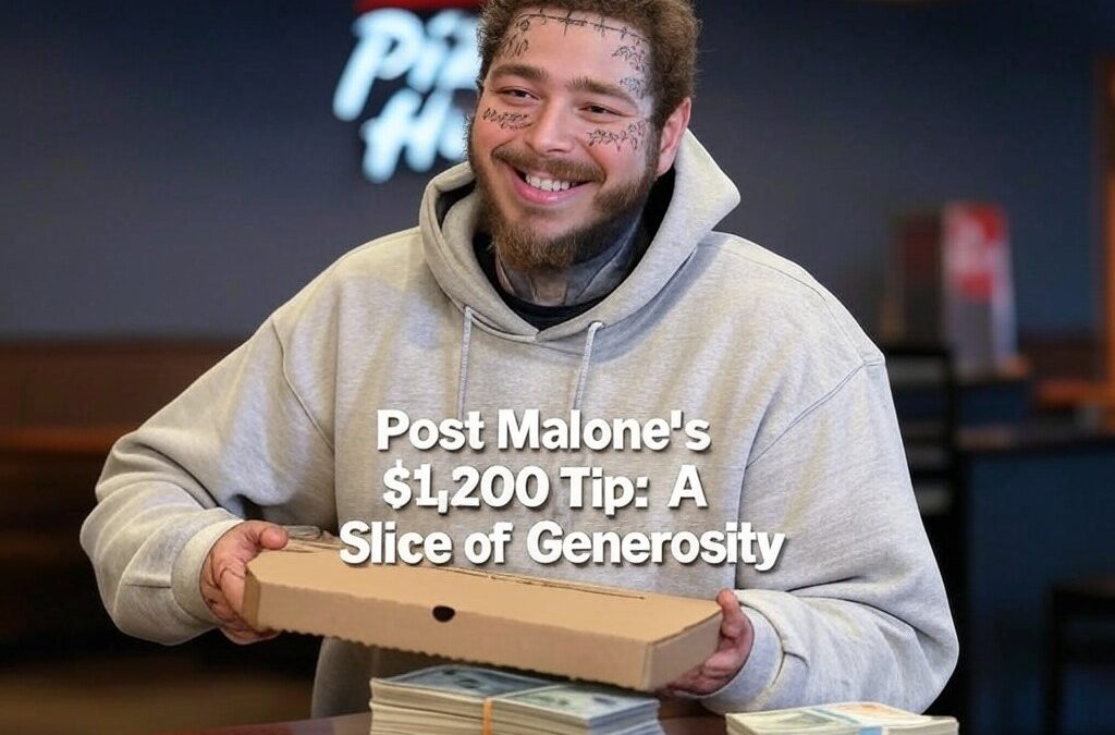 Post Malone Leaves a $1,200 Tip at Pizza Hut After They Open Early Just for Him