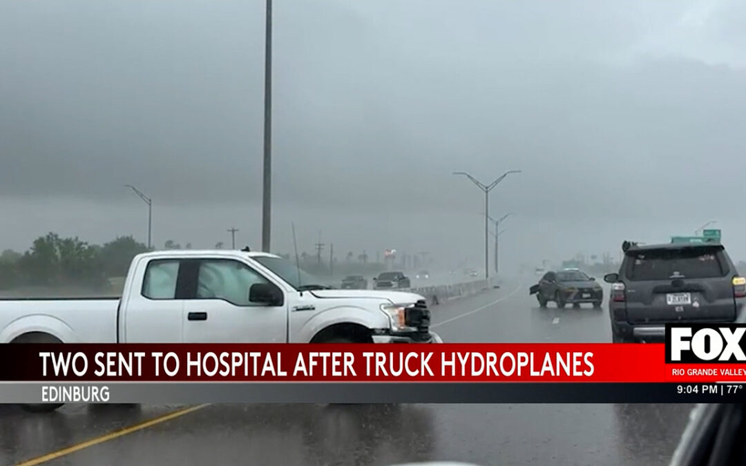 Truck Crash Chaos: Hydroplaning F-150 Sparks Highway 281 Accident