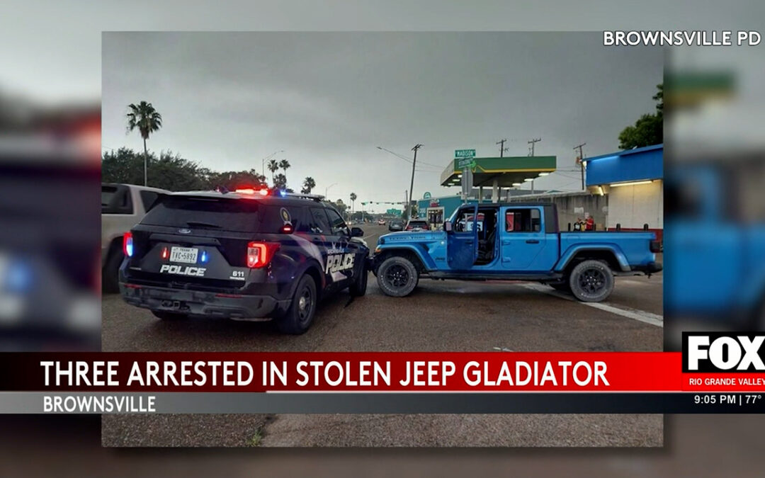 Jeep Gladiator Thefts Surge: High-Speed Chase Leads to Arrests in Brownsville